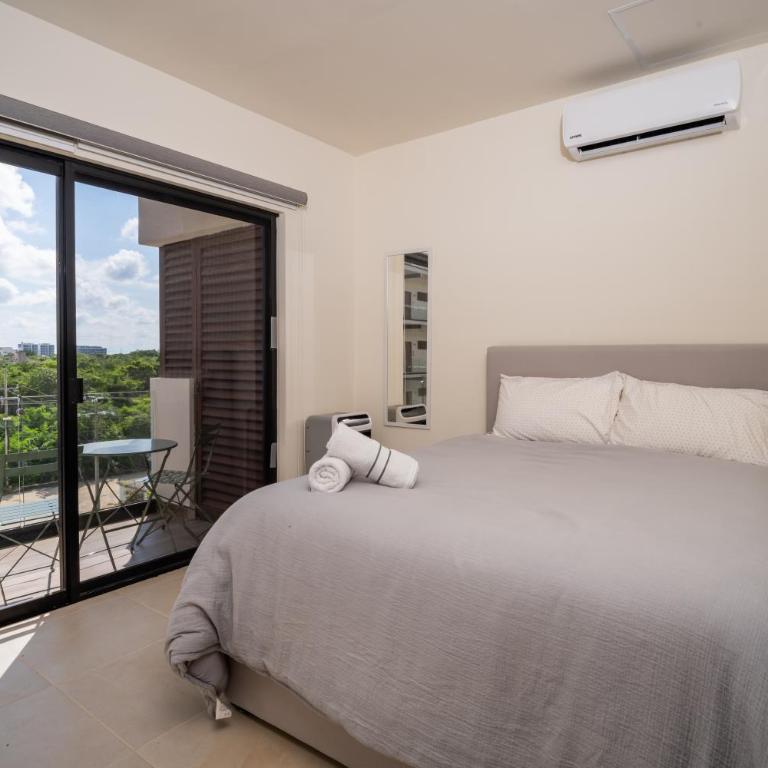 H living modernos con gym & albercas - Apartment mit Balkon - 14