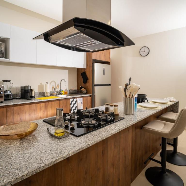 H living modernos con gym & albercas - Apartment mit Balkon - 7