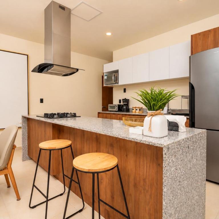 H living modernos con gym & albercas - Apartment mit Balkon - 6