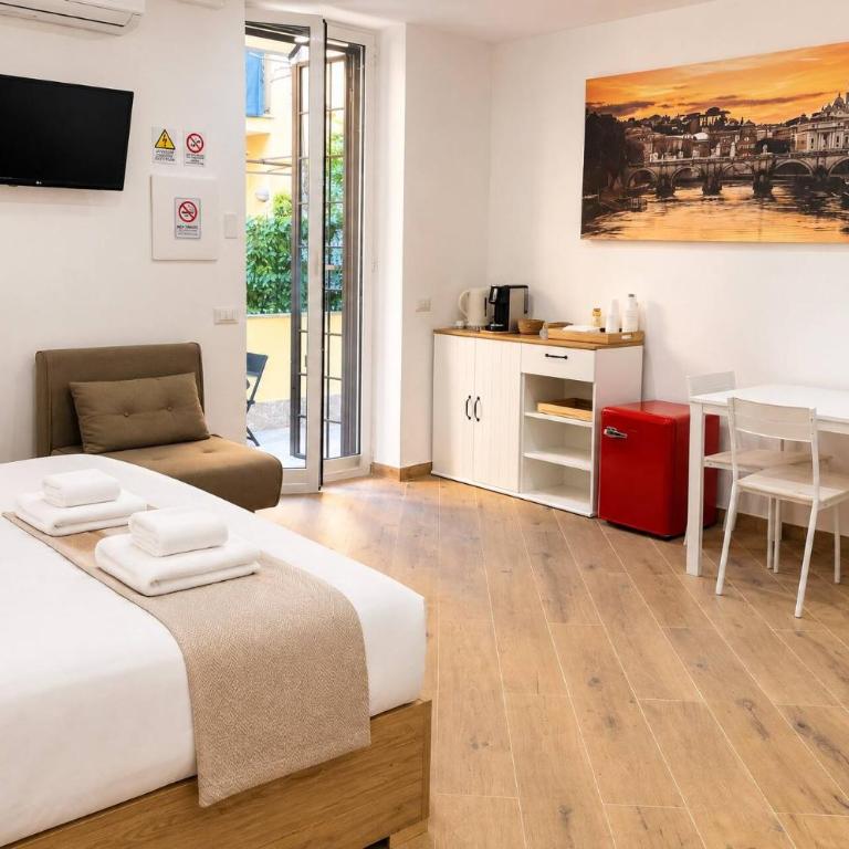 Studio with Private Entrance and Patio Metro C - Apartment mit 1 Schlafzimmer - 10