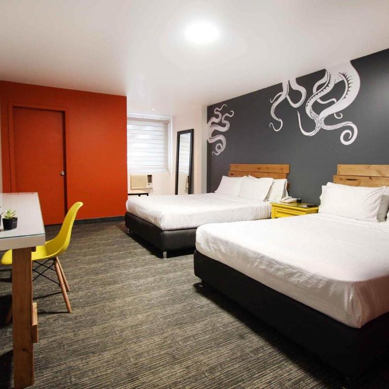 Stay Rio Tijuana - Habitación con 2 camas grandes - 6