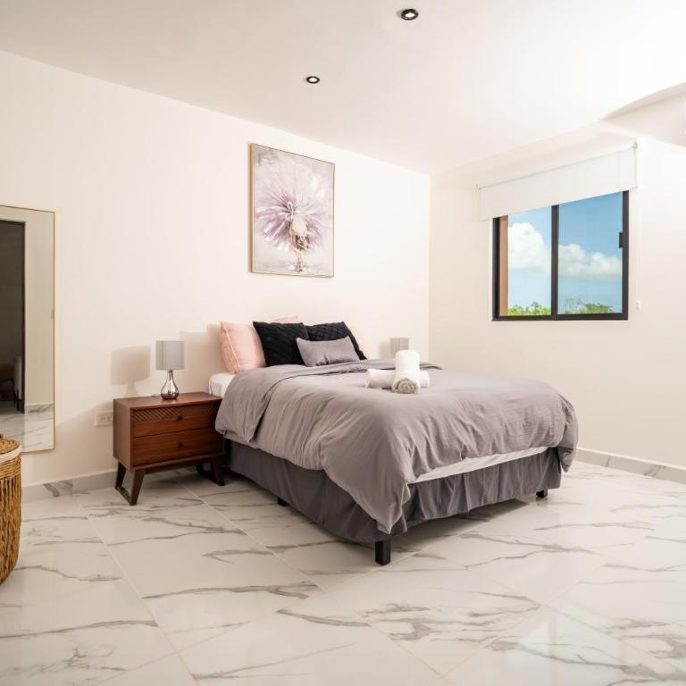 Ombu apartamentos con alberca, seguridad 24h, Wifi - Two-Bedroom Deluxe Apartment with Garden View - 11