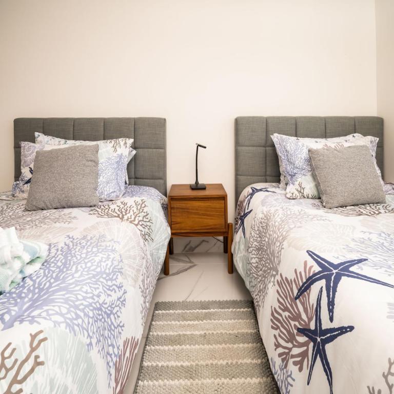 Ombu apartamentos con alberca, seguridad 24h, Wifi - Two-Bedroom Deluxe Apartment with Balcony - 5