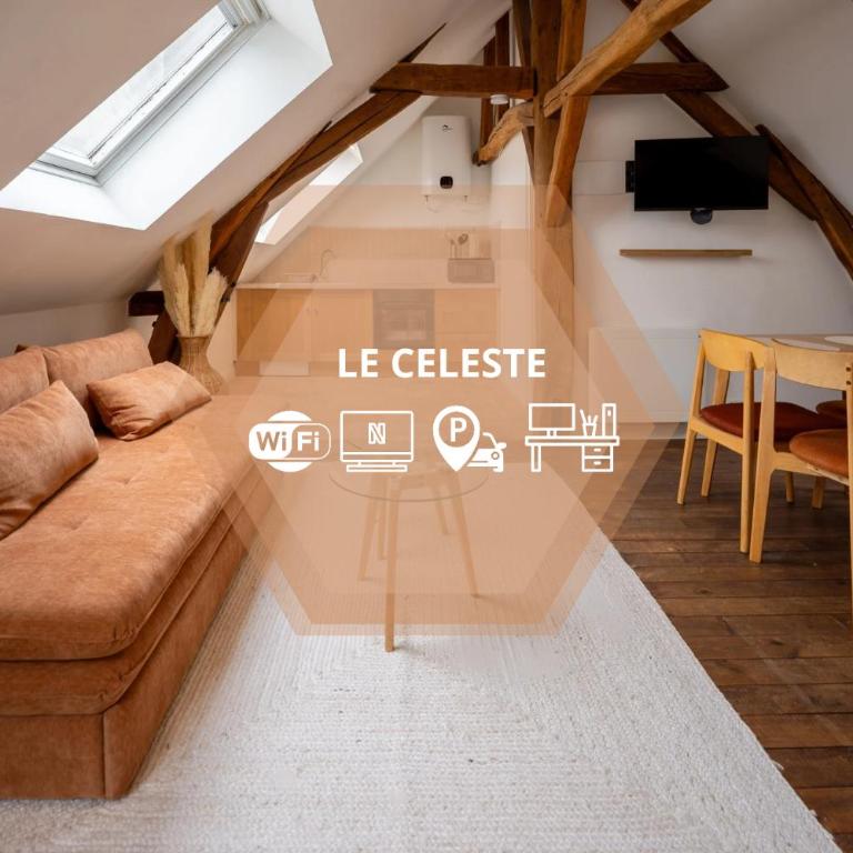 Le Celeste - Centre Ville - Calme - Cosy - Appartement 1 Chambre - 1
