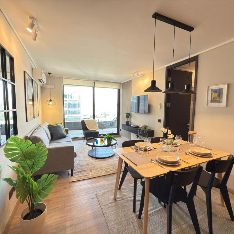 HOM 2bed with breakfast and terrace floor 10 Alto LasCondes - Apartment - 5
