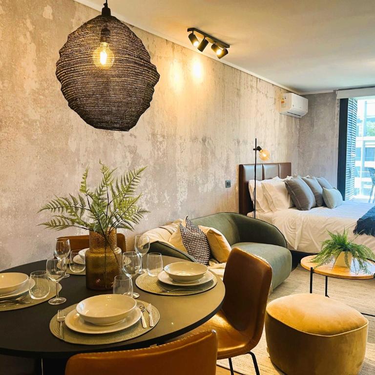 Las Condes Studio with breakfast Gym Private Terrace Parking - Apartamento - 4