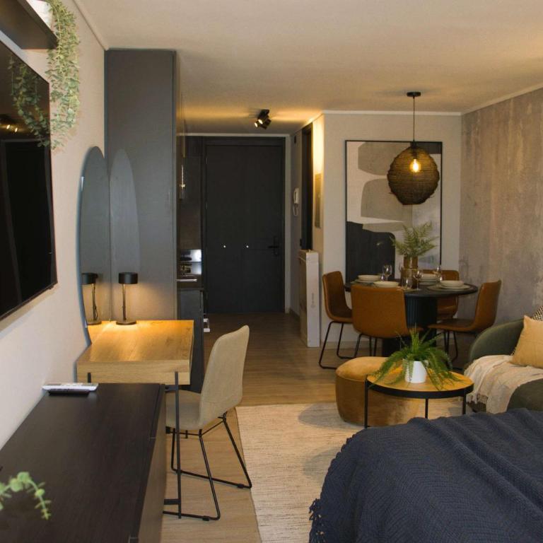Las Condes Studio with breakfast Gym Private Terrace Parking - Apartamento - 14