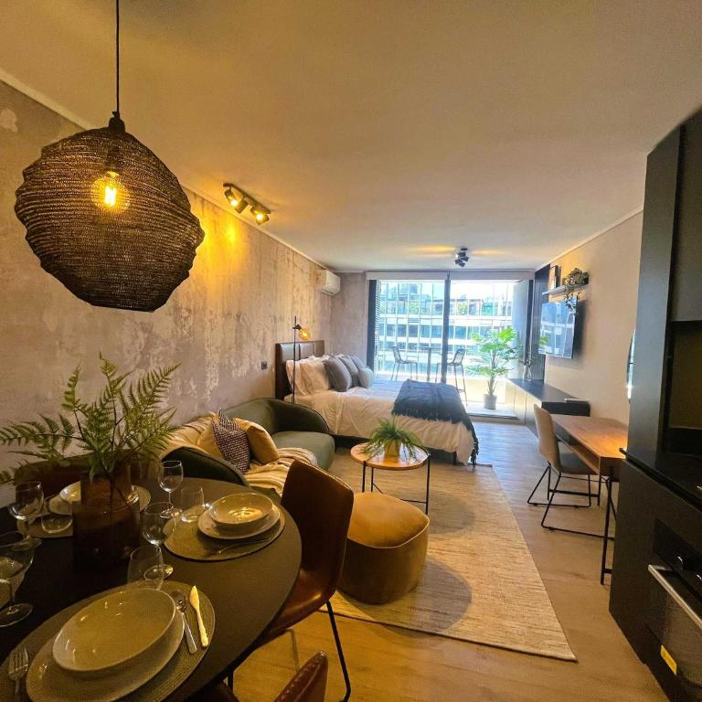 Las Condes Studio with breakfast Gym Private Terrace Parking - Apartamento - 16