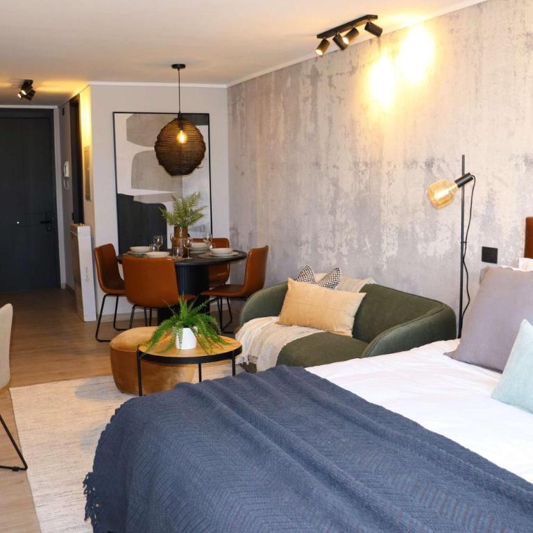 Las Condes Studio with breakfast Gym Private Terrace Parking - Apartamento - 24
