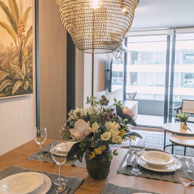 HOM 2bed with breakfast and terrace on floor 6 Las Condes - Apartamento - 26
