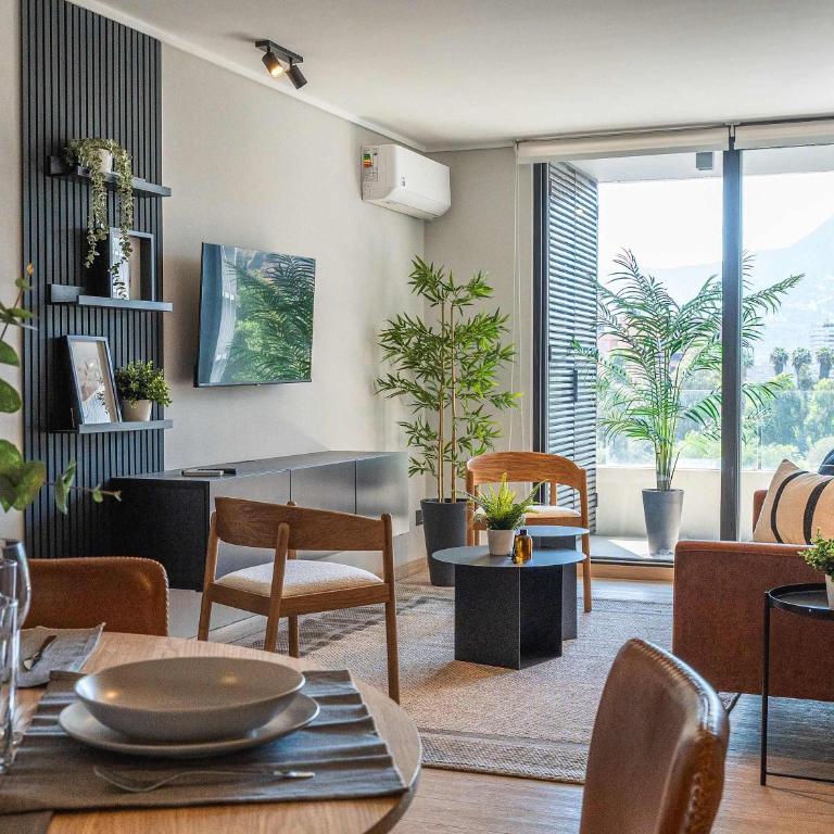 HOM 2bed with breakfast And terrace on floor 7 Los Dominicos - Apartamento - 1
