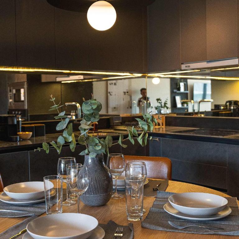 HOM 2bed with breakfast And terrace on floor 7 Los Dominicos - Apartamento - 11