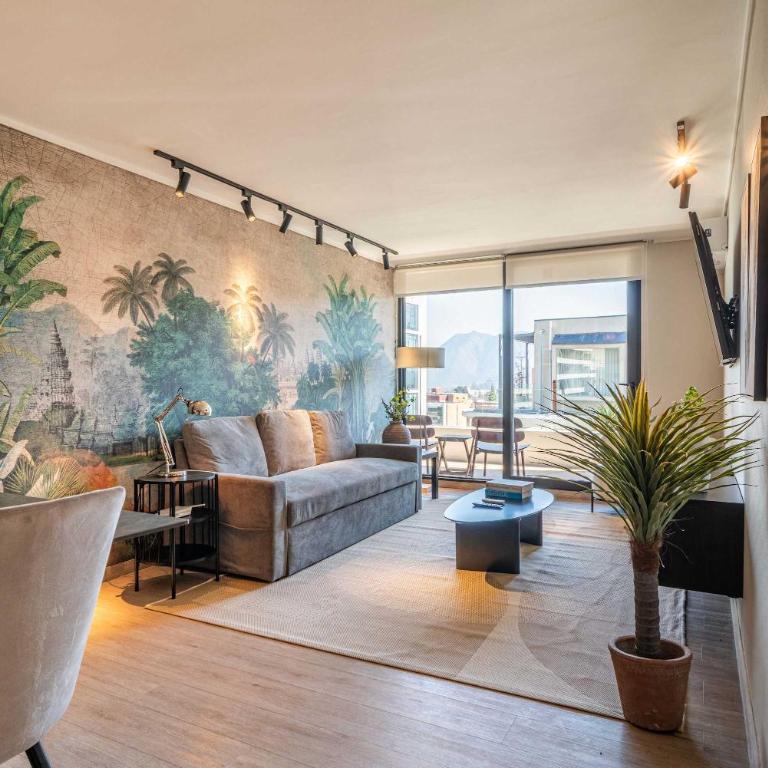 HOM 2bed with breakfas and terrace on floor 8 Las Condes - Apartamento - 10