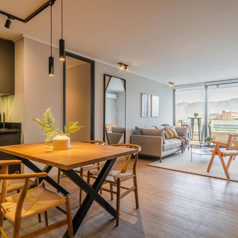 HOM 2-bed with breakfas and terrace on floor 9 Las Condes - Apartamento - 2