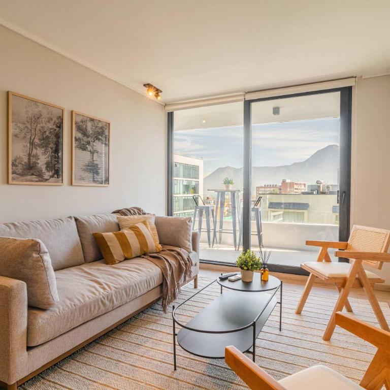 HOM 2-bed with breakfas and terrace on floor 9 Las Condes - Apartamento - 7