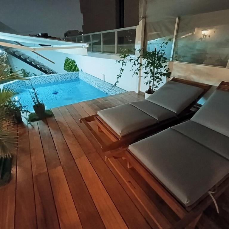 Triplex con piscina en miraflores 5 habitaciones - Apartamento - 25