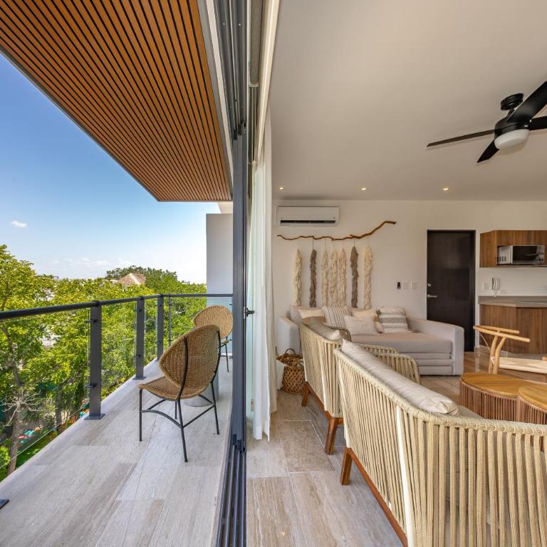 Rooftop Pool Apartment in Playa del Carmen - Apartment mit 2 Schlafzimmern - 9