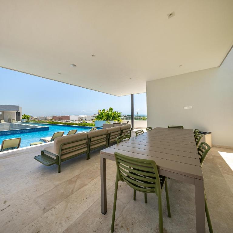 Rooftop Pool Apartment in Playa del Carmen - Apartment mit 2 Schlafzimmern - 14