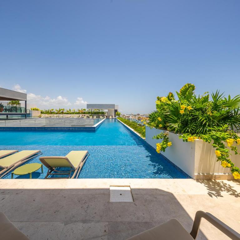 Rooftop Pool Apartment in Playa del Carmen - Apartment mit 2 Schlafzimmern - 19