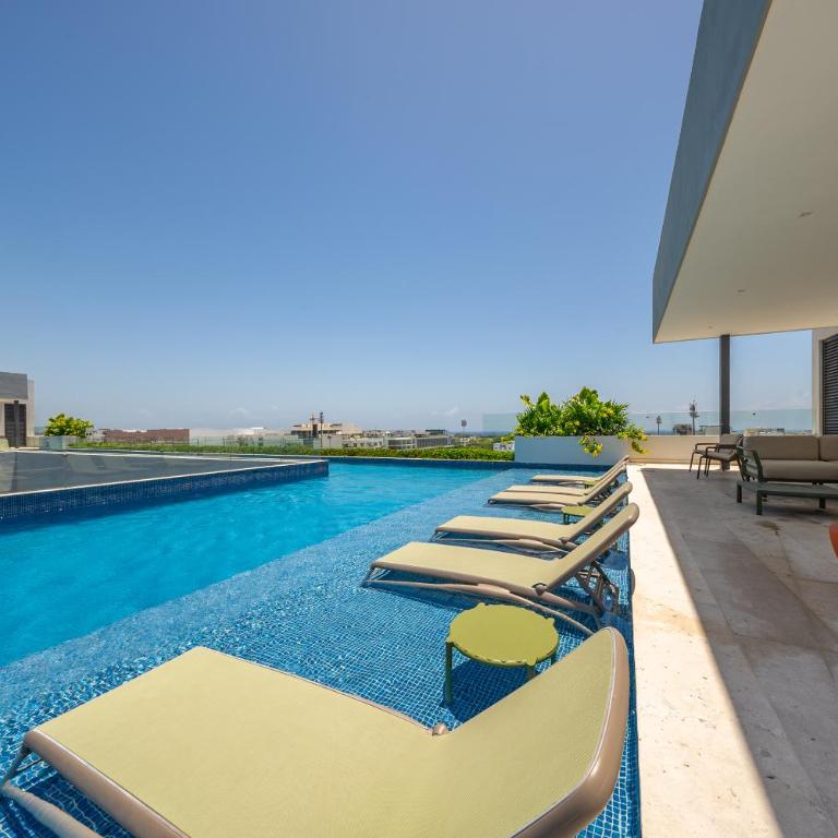 Rooftop Pool Apartment in Playa del Carmen - Apartment mit 2 Schlafzimmern - 26