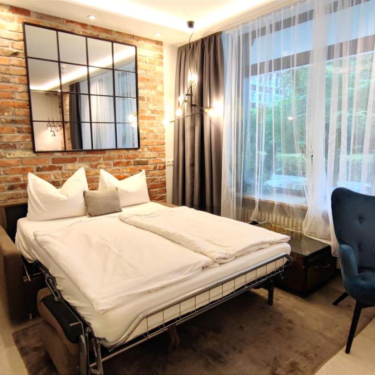 HOMELY STAY Studio P1 - Elegant Self-Check-in Studio-Apartment in Munich -with Kitchen and Washing Machine - Apartment - 15