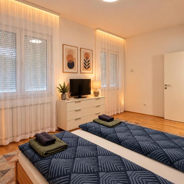 LuxApart Mejtas City Centar free parking garage - Apartman sa 2 Spavaće Sobe - 15