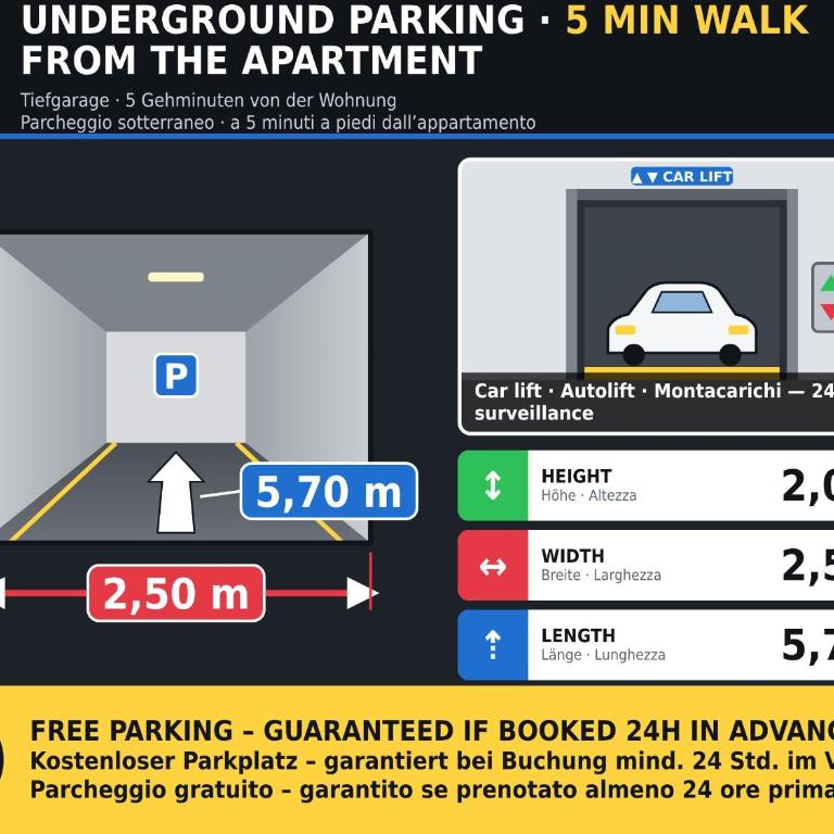 Centro Storico Merano - Free City Center Parking - Appartement avec Vue sur la Montagne - 19