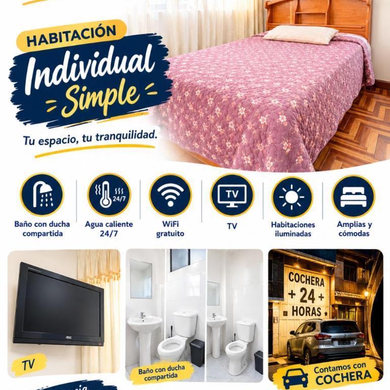 Hostal su casa Villasante - Single Room with Shared Bathroom - 1