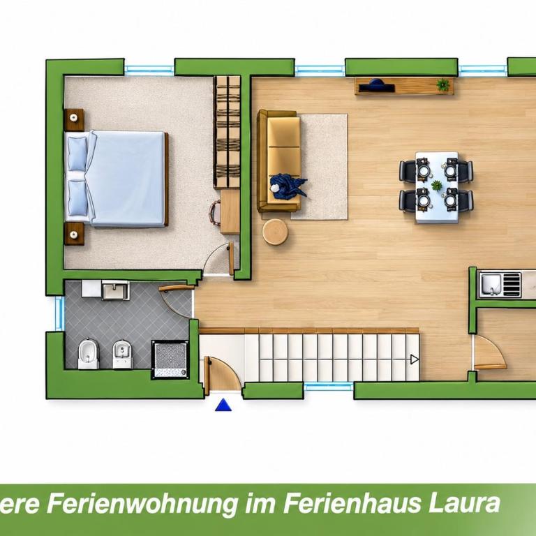 Casa Laura - Appartamento con 1 Camera da Letto e Vista Lago - 14