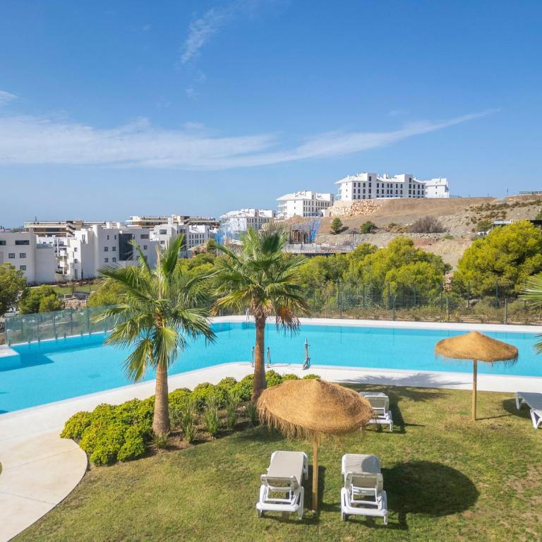Palm Retreat, Wraparound Terrace Pool, Higuerón, Fuengirola - Apartment mit 3 Schlafzimmern - 41