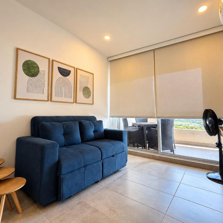 Piso 18 con balcón y vista al mar en Don Jaca, Santa Marta - One-Bedroom Apartment - 7