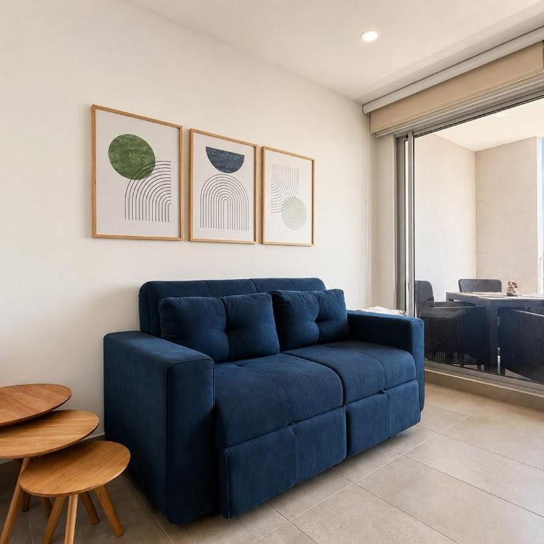 Piso 18 con balcón y vista al mar en Don Jaca, Santa Marta - One-Bedroom Apartment - 12