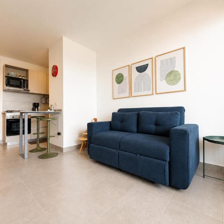Piso 18 con balcón y vista al mar en Don Jaca, Santa Marta - One-Bedroom Apartment - 16
