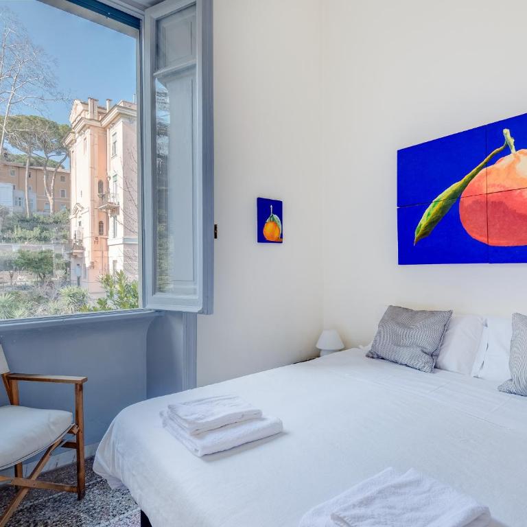 Trastevere Stylish Two Bedroom - Appartamento con doccia - 13