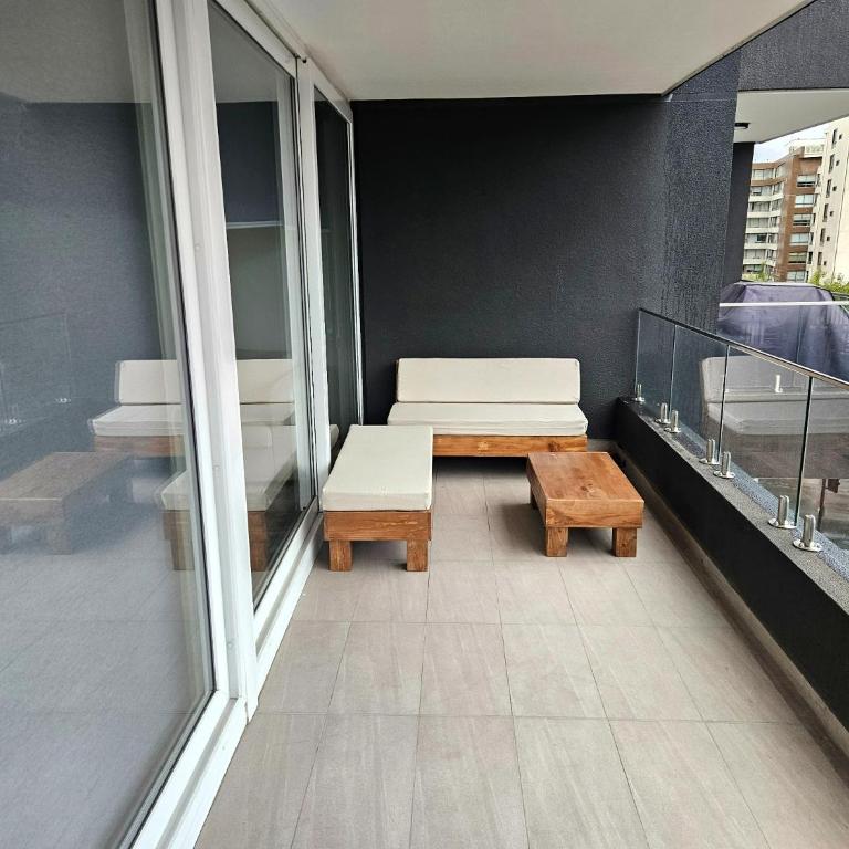 Las Condes Luxury Terrace, Andes Mountains view & Parking - Apartamento de 1 dormitorio - 2