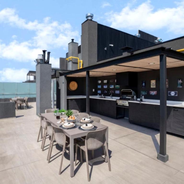 Las Condes Luxury Terrace, Andes Mountains view & Parking - Apartamento de 1 dormitorio - 6
