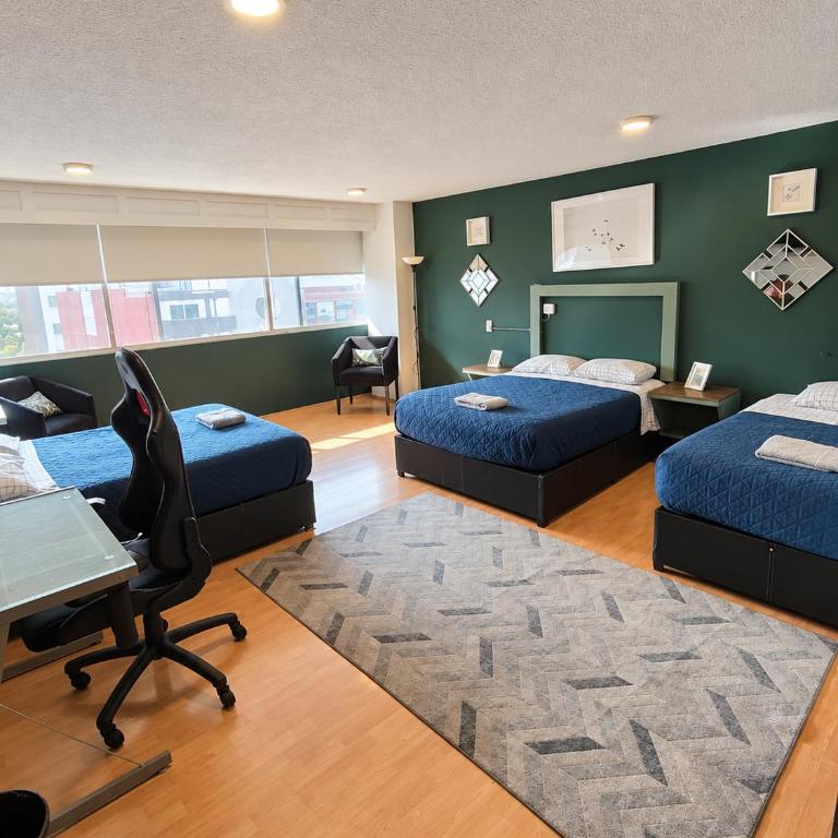 Allegro ApartHotel - Chambre Familiale avec Salle de Bains Privative - 3