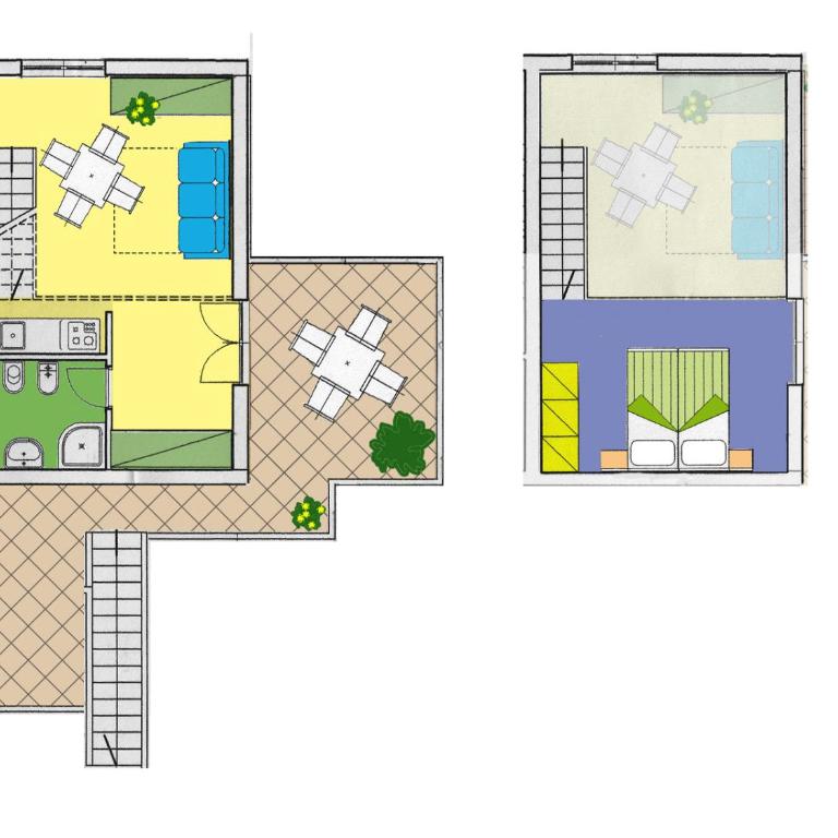 Residence Borgomare - Monolocale con Terrazza - 2 Livelli (4 Adulti) - 9