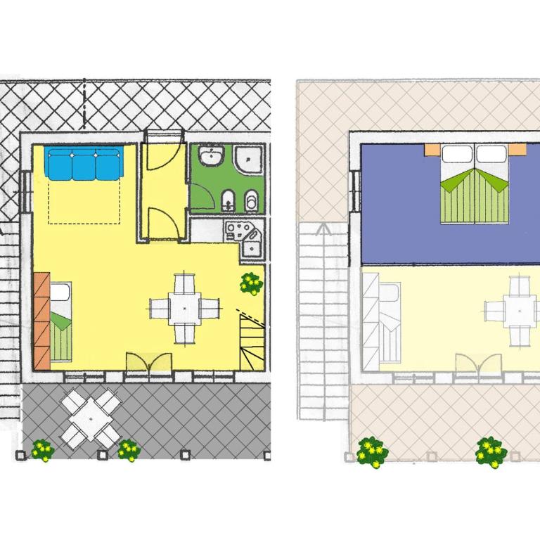 Residence Borgomare - Monolocale su 2 Livelli (6 Adulti) - 10