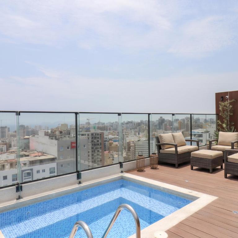 Urban-Heights Premium Apartments in Miraflores by Geko - One-Bedroom Apartment with Balcony - 69