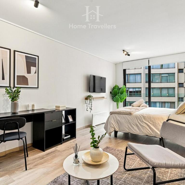 HT Studio in Las Condes with terrace and parking - Apartamento de 1 dormitorio - 14
