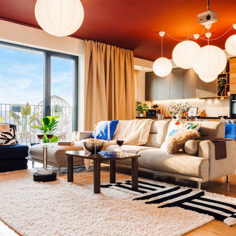 WF MoonBlues 142m2, terrace, river view, parking - Three-Bedroom Premium Apartment with Balcony - 4