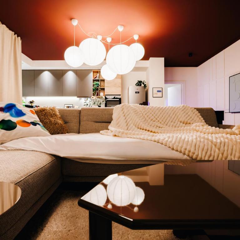 WF MoonBlues 142m2, terrace, river view, parking - Three-Bedroom Premium Apartment with Balcony - 5