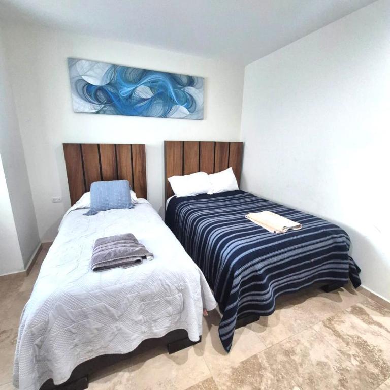 Torre Brujas Azul Pacífico - Orilla Playa -Alberca - Two-Bedroom Apartment - 13