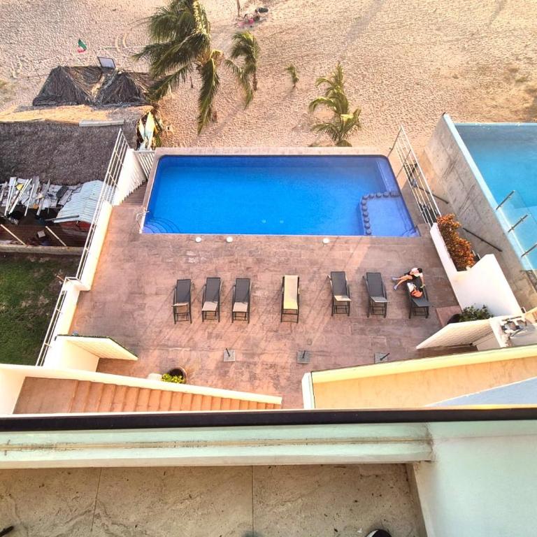 Torre Brujas Azul Pacífico - Orilla Playa -Alberca - Two-Bedroom Apartment - 17