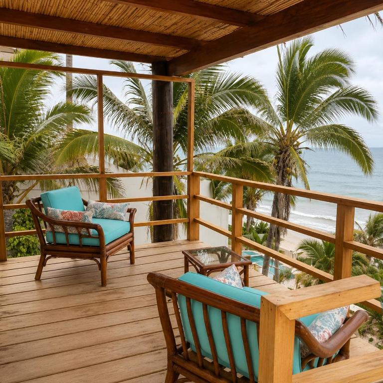 Máncora Frente al Mar, Piscina y Acceso a Playa - Six-Bedroom House - 17