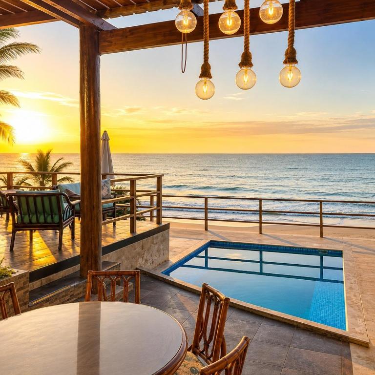 Máncora Frente al Mar, Piscina y Acceso a Playa - Six-Bedroom House - 19