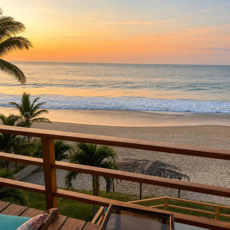 Máncora Frente al Mar, Piscina y Acceso a Playa - Six-Bedroom House - 25