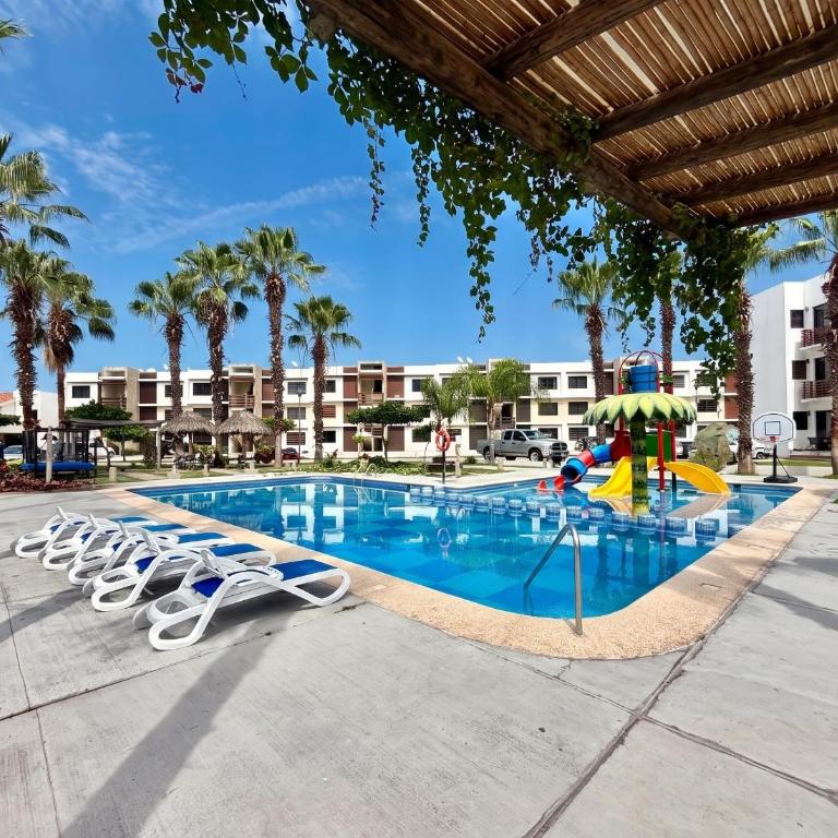 Residencial de Lujo Azul Pacífico frente Alberca - Apartment mit 3 Schlafzimmern - 16