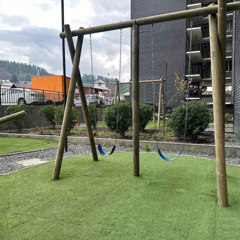 Oceana Suites Volcán Villarrica - Apartamento de 2 dormitorios con vistas a la ciudad - 1